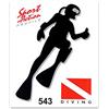 4R Quattroerre.it 543 Adesivi Sticker Sub