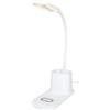 Ufficio personalizzati Lampada da scrivania con organizer e caricabatterie wireless personalizzata Bright personalizzate o neutre