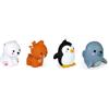 Janod - Spruzzino Animali Polari - Set di 4 - Divertente spruzzino per Animali - Giocattolo per Il Bagnetto dei Bambini - da 10 Mesi, J04704