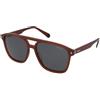 Polaroid PLD 2118/S/X 09Q/M9 | Occhiali da Sole Graduati o Non Graduati | Prova Online | Unisex | Plastica | Quadrati | Marrone | Adrialenti