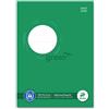 Staufen 794004511 - Copertina per quaderni Staufen Green - con campo di etichettatura, DIN A5, carta riciclata 150g/m², protezione perfetta per quaderni, colore verde, 10 pezzi