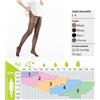 Kàmila KAMILA COLLANT NUDE 70 DENARI MAGLIA LISCIA MIELE 3 9/11 MMHG