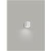 Perenz Illumina QUARONDO Applique alluminio quadrato colore bianco monoiemissione per esterni attacco GU10