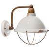 Ferroluce APPLIQUE CON GABBIA INDUSTRIAL BIANCO C1681(VIB)