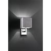Perenz Illumina Applique cromo lucido con paralume in tessuto CUBE HOTEL 6062