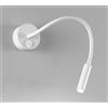 Perenz Illumina MINISPY Applique LED 3W 250LM 4000K flex in metallo colore bianco