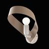 BeLight Applique in ferro laccato bianco e tortora 1 luce