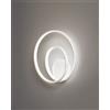 Perenz Illumina RITMO Applique LED 28W 2240LM 3000K metallo e alluminio colore bianco