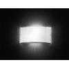 Perenz Illumina DROP Applique in vetro bianco lucido 33cm 2 luci attacco E27