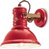 Ferroluce APPLIQUE INDUSTRIAL ROSSO C1693(VIR)
