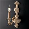 Bonetti Illumina Applique in legno avorio e foglia oro 1 luce Leonardo