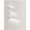 Perenz Illumina Applique in metallo verniciato bianco Sway LED 35W CCT 3000K 4000K 6000K 3200Lm 100cm