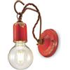 Ferroluce APPLIQUE VINTAGE ROSSO C665(VIR)