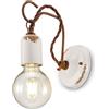 Ferroluce APPLIQUE VINTAGE BIANCO C665(VIB)
