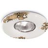 Ferroluce FARETTO A INCASSO GU10 VINTAGE BIANCO C481(VIB)