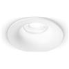Perenz Illumina Faretto incasso fisso in acciaio bianco Oasis 1 luce attacco GU10 d.8,5cm