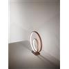 Perenz Illumina RITMO Lampada da tavolo LED 28W 2240LM 3000K in metallo colore cannella diffusore in silicone
