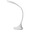 Perenz Illumina Lampada da tavolo in plastica bianco Sonagli LED 4,5W 3000K 480Lm Interruttore touch on/off e dimmer sulla base