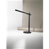 Perenz Illumina Lampada da tavolo in alluminio nero Ruler regolabile a 180° Interruttore touch on/off, CCT e dimmer sulla base LED 7W CCT 3000K 4500K 6500K 550Lm