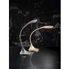 Perenz Illumina Lampada da tavolo in plastica grigio opaco metallizzato Sonagli LED 4,5W 3000K 480Lm Interruttore touch on/off e dimmer sulla base