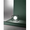 Perenz Illumina Lampada da tavolo in metallo nero Cube 1 luce attacco G9