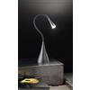 Perenz Illumina Lampada da tavolo in plastica grigio opaco metallizzato Snake LED 4W 3000K 300Lm Interruttore touch on/off e dimmer sulla base