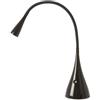 Perenz Illumina Lampada da tavolo in plastica nero lucido Snake LED 4W 3000K 300Lm Interruttore touch on/off e dimmer sulla base