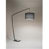Perenz Illumina Piantana metallonero opaco Zoe Cavo in tessuto a vista Interruttore on/off a pedale 1 luce attacco E27