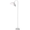 Perenz Illumina Piantana in metallo e gomma colore bianco Swan Interruttore a pedale 1 luce attacco E27