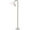 Perenz Illumina Piantana in metallo e gomma colore nera Swan Interruttore a pedale 1 luce attacco E28