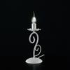 BeLight Lumetto in ferro laccato bianco con decorazione effetto shabby chic 1 luce