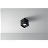Perenz Illumina Plafoniera alluminio colore antracite opaco Brick 1 luce attacco GU10 L.9,5CM