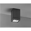 Perenz Illumina PENDO Plafoniera 1 luce alluminio monoemissione per esterni/interni colore grafite quadrata