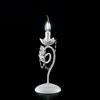 BeLight Lumetto in ferro laccato bianco con decorazione effetto shabby chic e strass in cristallo 1 luce