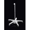 Perenz Illumina CLOSE Piedistallo colore bianco con ruote per lampada con lente art. 5333