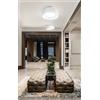 Perenz Illumina PANDORA Plafoniera 1 luce in metallo verniciato bianco opaco attacco E27 d.40cm