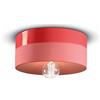 Ferroluce PLAFONIERA D.25 PI ROSSO CORALLO / CORAL RED C1793(ROC)