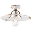Ferroluce PLAFONIERA D.40 COUNTRY BIANCO C1445(VIB)