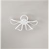 Perenz Illumina BLOSSOM Plafoniera blossom LED 50W 4000LM 3000K in metallo colore bianco d.62cm