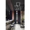 Perenz Illumina CROSS Plafoniera 2 riquadri in orizzontale alluminio verniciato nero LED 45W 3350LM 3000K CCT 3000K 4000K 6000K