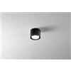 Perenz Illumina Plafoniera in alluminio verniciato Nero Geo 1 luce attacco GX53