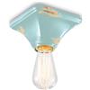 Ferroluce PLAFONIERA VINTAGE AZZURRO C135(VIA)