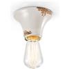 Ferroluce PLAFONIERA VINTAGE BIANCO C132(VIB)