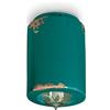 Ferroluce PLAFONIERA VINTAGE VERDE C985(VIV)