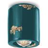 Ferroluce PLAFONIERA VINTAGE VERDE C986(VIV)