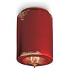 Ferroluce PLAFONIERA VINTAGE BORDEAUX C985(VIX)
