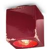 Ferroluce PLAFONIERA VINTAGE BORDEAUX C987(VIX)
