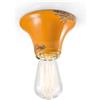 Ferroluce PLAFONIERA VINTAGE GIALLO C132(VIG)