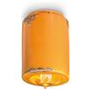 Ferroluce PLAFONIERA VINTAGE GIALLO C985(VIG)