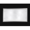 Perenz Illumina FRAME Plafoniera 4 luci vetro bianco lucido 70cm attacco E27